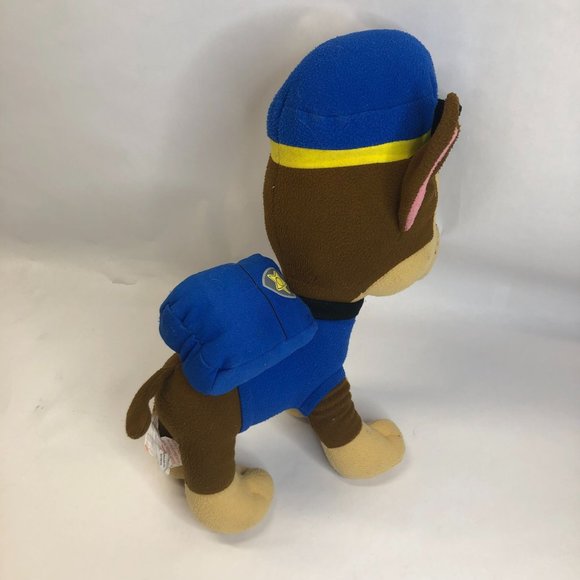 Nickelodeon Paw Patrol Chase Large 16” Plush Stuffed Animal Dog Spinmaster Ryder - Picture 5 of 11